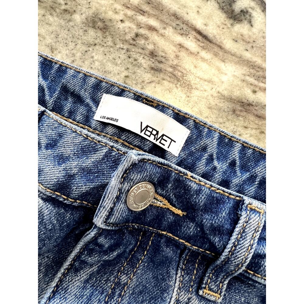 Vervet Wide Leg Cargo Jeans Size 28 - Picture 2 of 3